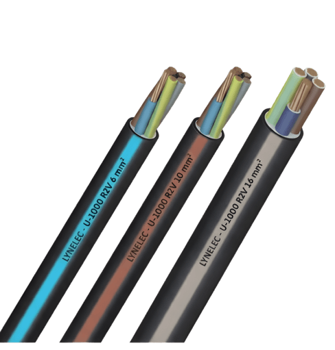 Câble U-1000 R2V cuivre grandes sections